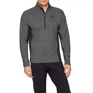Spyder Gray Outbound Stryker 1/4 Zip Pullover Sweatshirt Large